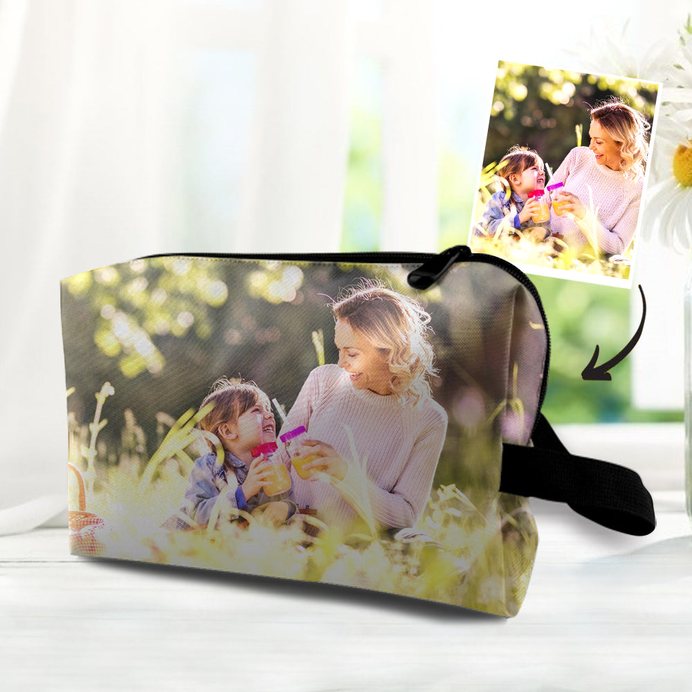 Back To School Gifts Personalized Photo Cosmetic Storage Bag