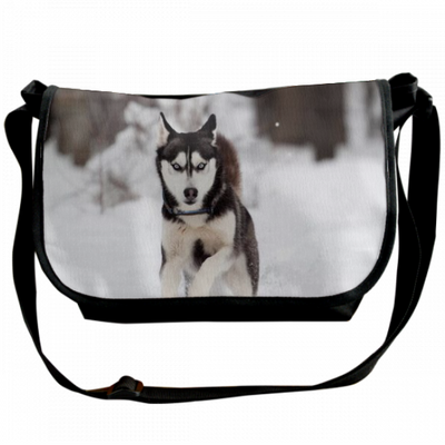personalized photo single wide shoulder pack tote bags