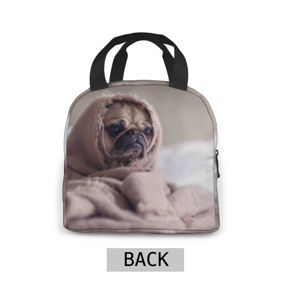 Back To School Gifts Personalized Photo Insulation Lunch Bag, Customized Lunch Box