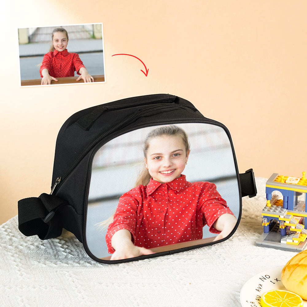 Back To School Gifts for Kids Custom Photo Insulation Lunch Bag