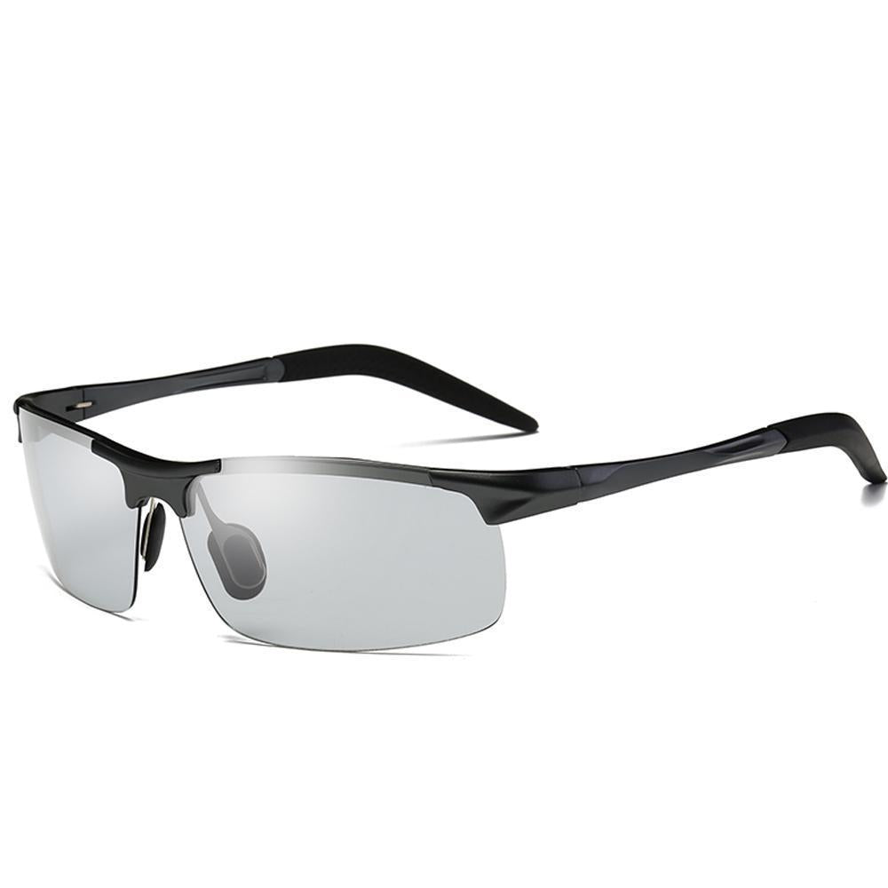 Sunny - UV400 Protective Polarized Driver Sunglasses - Black/Grey