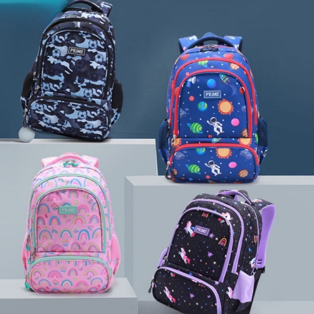 Rainbow School Backpack Astronaut Kids Bookbag Preschool Kindergarten School Bag for Boys Girls