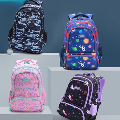 Rainbow School Backpack Astronaut Kids Bookbag Preschool Kindergarten School Bag for Boys Girls - mysiliconefoodbag