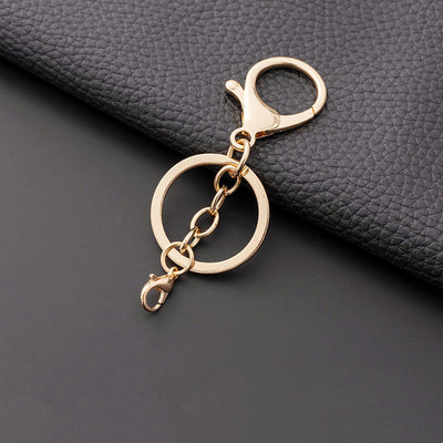 Open Jump Ring with Lobster Clasps and Extension Chain for Jewelry Making DIY Keychain Accessories - photomoonlamp