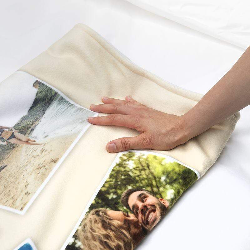 Custom Blanket with Photos Custom Blankets Personalized Photo Blankets Custom Collage Blankets with 6 Photos Moments with Family