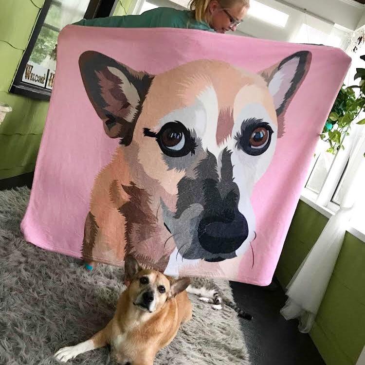 Dog Blanket Custom Dog Blanket Pet Blanket Custom Pet Blanket Printy Pets Pet Photo Blanket Dog Picture Blanket Gifts For Dog Lovers Pets Art Portrait Best Gift 2021 All for Family