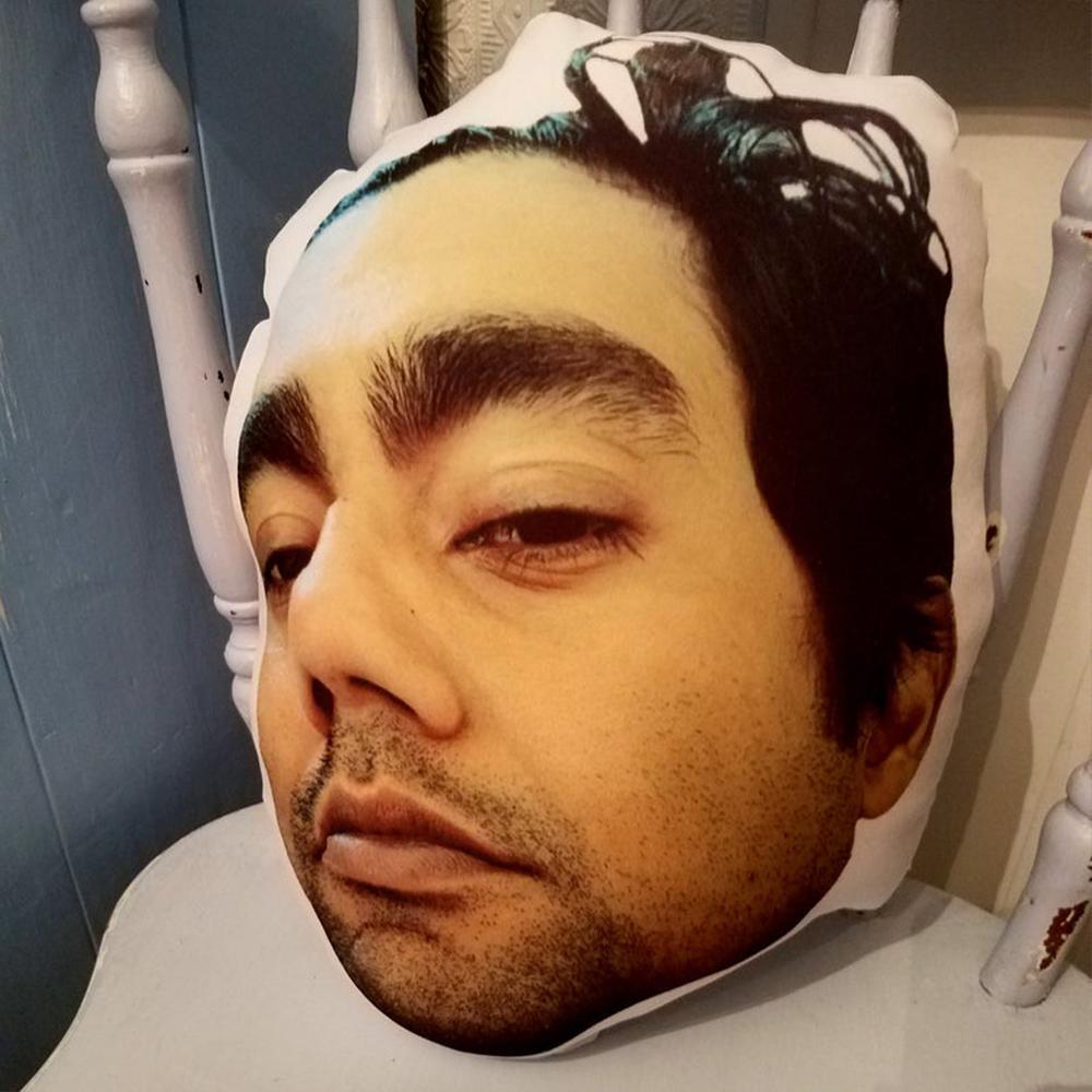 Custom Portrait Face Pillow, Head Shaped Pillow From Pictures