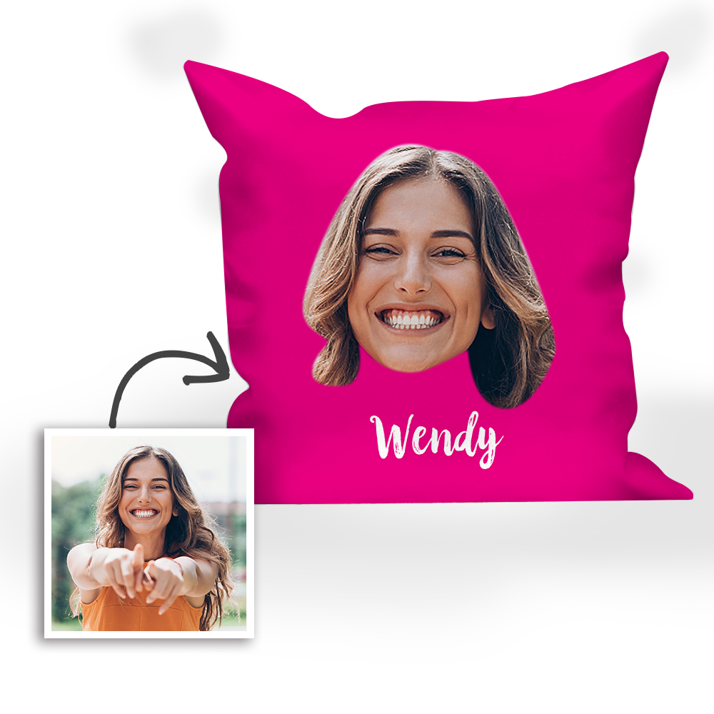 Gifts for Mom Custom Name Photo Pillow