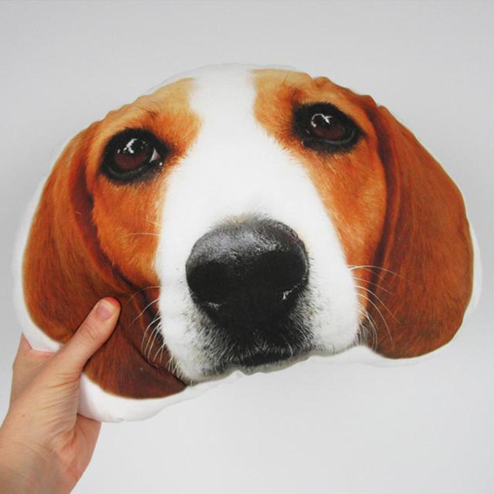 Custom Pet Photo Pillow, Cat And Dog Shaped Pillow, Pet Loss Gift