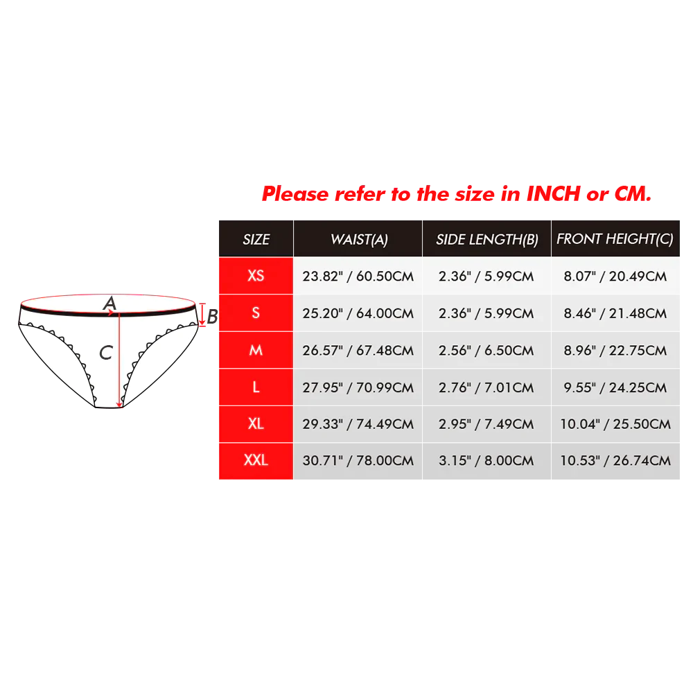 Custom Face Heart Boxers AR View Personalized Lips Thongs Valentine's Day Gift For Her